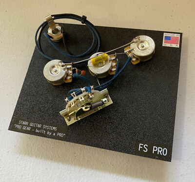 Fender Stratocaster wiring harness upgrade! CTS, CRL, Switchcraft, & Mallory! 