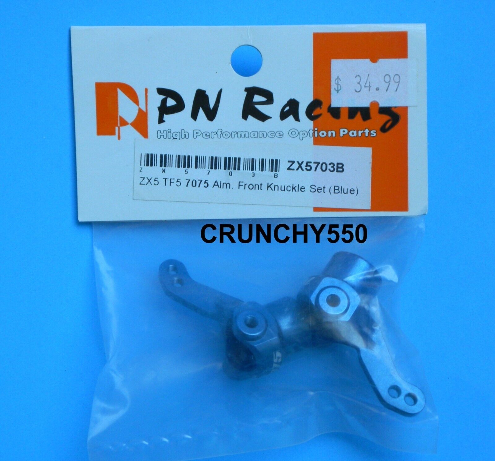 Kyosho Lazer ZX-05 Front Knuckle Set 7075 Aluminum ZX5703B PN Racing RC Part