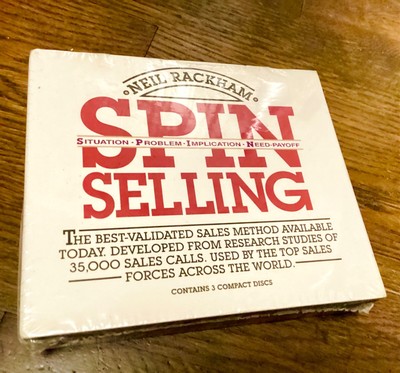 SPIN Selling by Rackham, Neil (Abridged Edition) [AudioCD(2000)] NEW SEALED