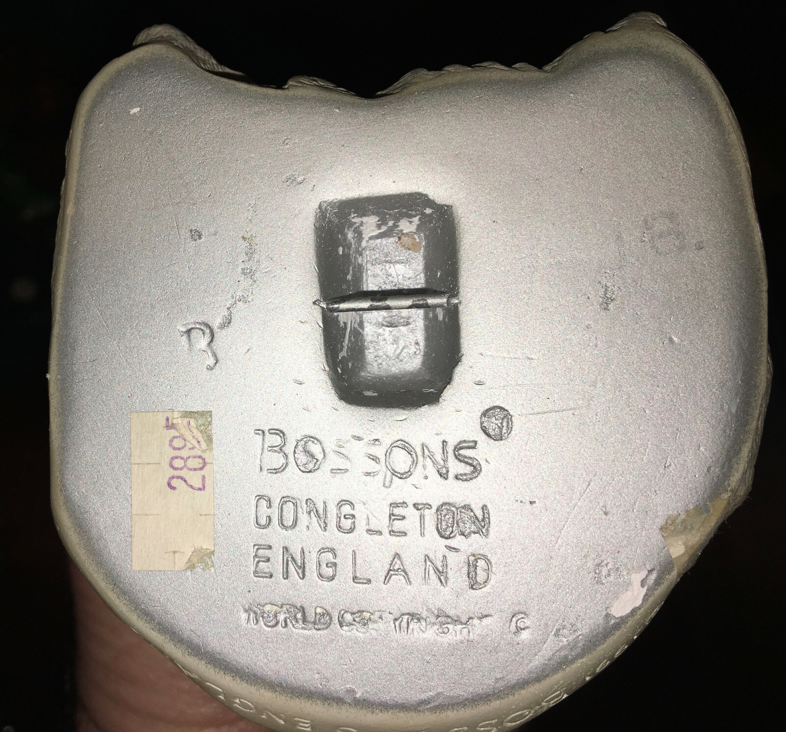 Vintage Bossons West Highland Terrior Chalkware Head Plaque Hand Painted Art