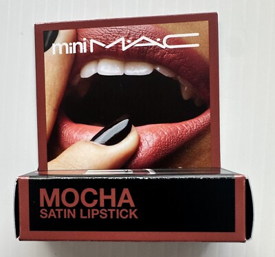MAC Cosmetics Satin Lipstick 813 Mocha Sample Size 1.8g New