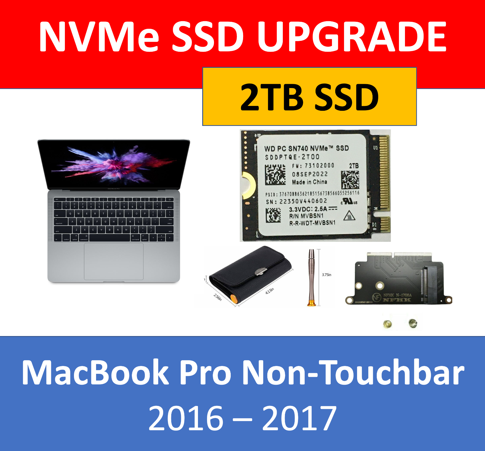 マックssd SSD (PCIe 3.0 x4 SSUBX) - Apple MacBook Air 13″ (Early 2015