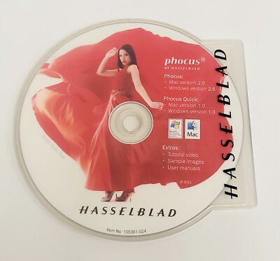 Phocus By Hasselblad DVD Tutorialvideo Sample Images Use Manuals