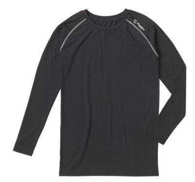 RBB Rivally 6435 RL Rash Guard Top Light Black Size L (2489)