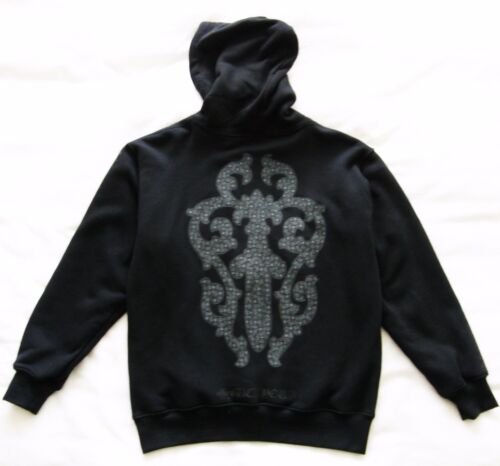 Chrome Hearts Horse Shoe Floral Hoodie Men's Black(CHHE-HD010) Men's  SizesS-XL