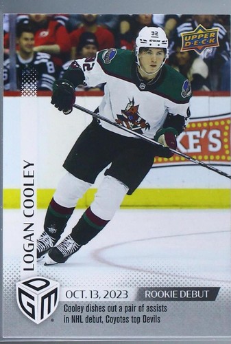 2023-24 Upper Deck Game Dated Moments - Logan Cooley #5