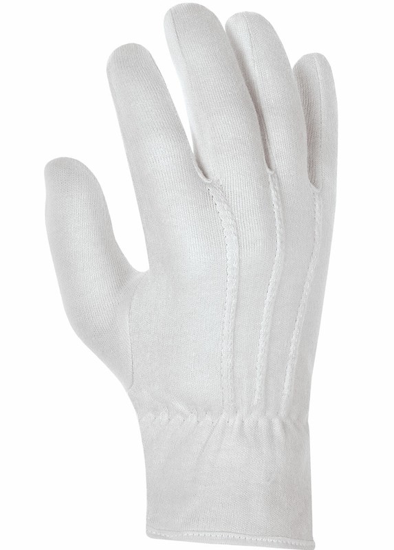 12 Paar Baumwolltrikot Handschuhe Mittelschwer Gastro Service Feinmontage 8,9,10