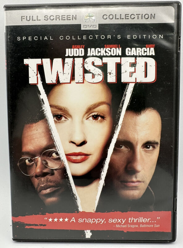 Twisted Dvd Full Screen Collection Ashley Judd & Samuel L. Jackson