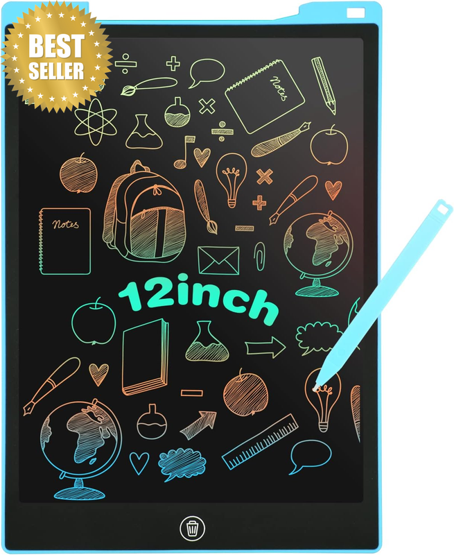 Toys for 3-6 Years Old Girls Boys, 12 Inch LCD Writing Tablet, Electronic Drawin