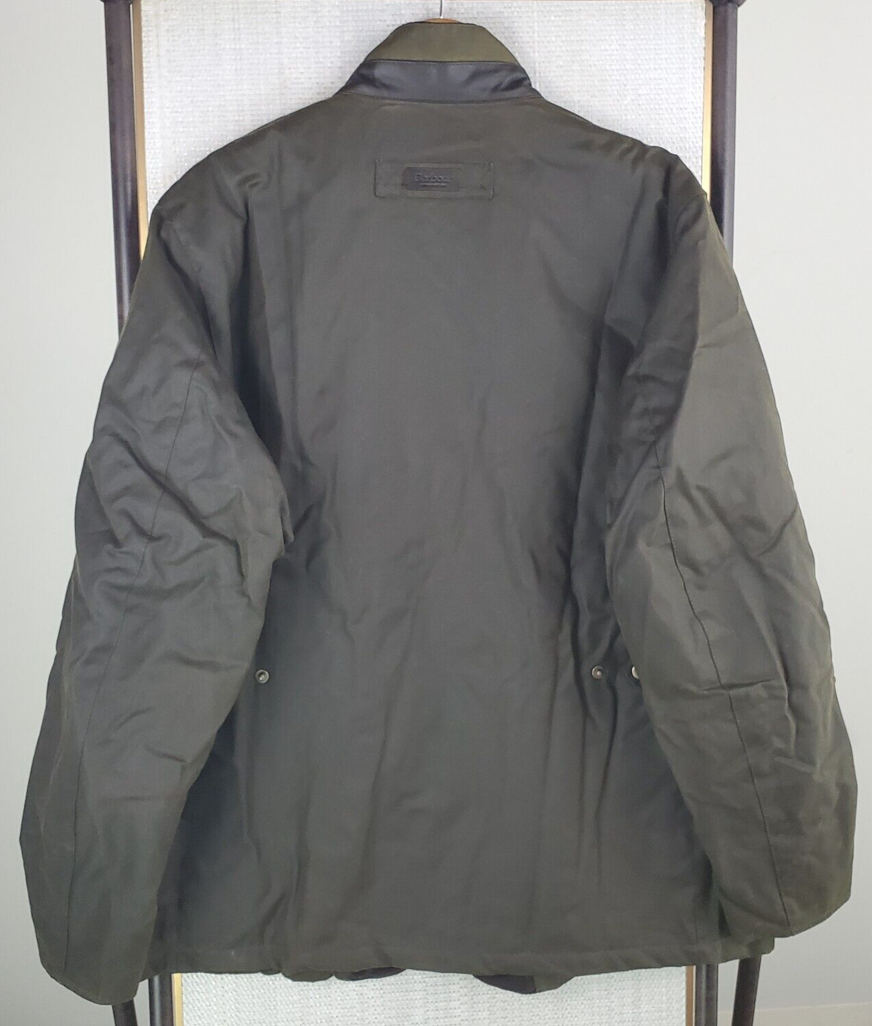 Pre-owned Barbour $430  Size 2xl Mens Oban Waxed Cotton Field Jacket Oilskin Green Xxl