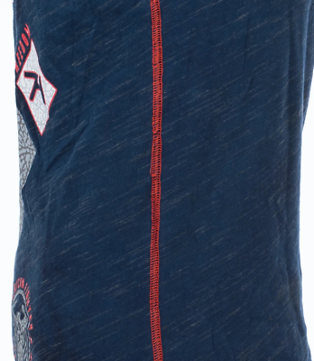 AMERICAN FIGHTER Men's T-Shirt Thermal ALASKA PATTERN Navy Elephant Print S-3XL