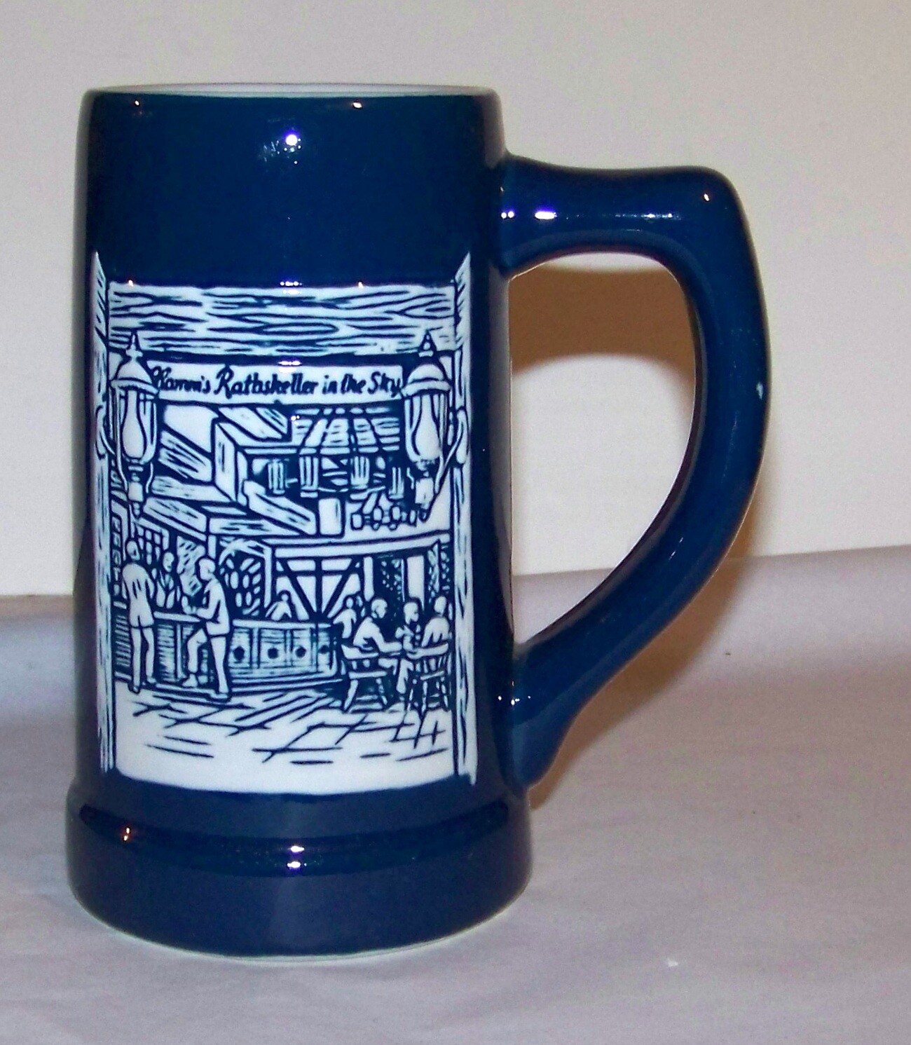 Hamm’s Rathskeller Stein - Darker Blue