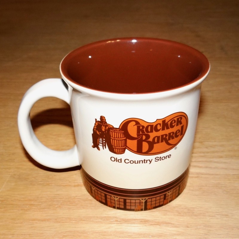 Cracker Barrel Old Country Store oil lamp 14 oz coffee mug eBay