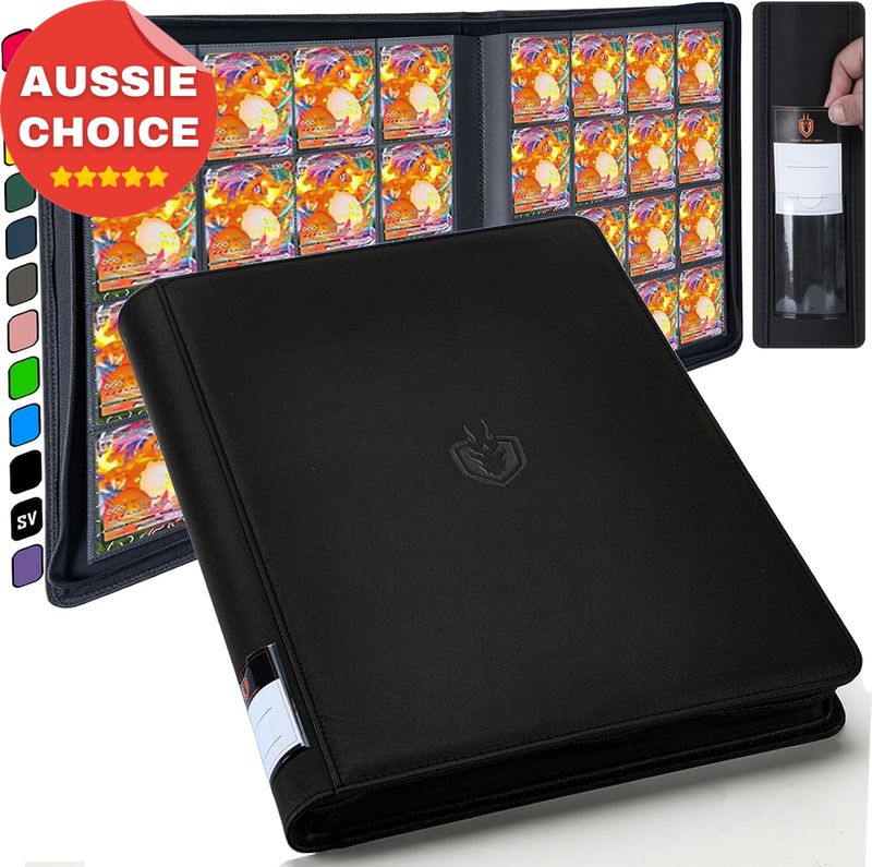 1088 Pockets Card Binder Album 16 Pocket Trading Card Holder TCG MTG Sports
