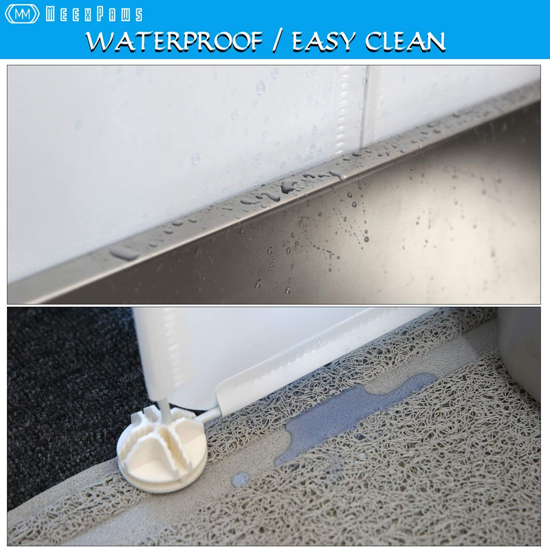Cat Litter Box Enclosure Splash Guard Large L18&times;W18&times;H20 in with Cat Litter Mat E