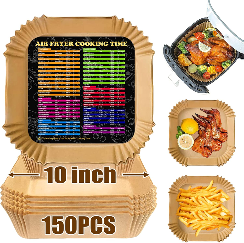 Air Fryer Liners for COSORI Air Fryer 6 QT, 10 Inch Large Air Fryer Parchment Pa
