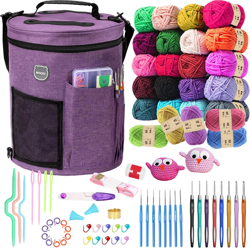 79 Pcs Crochet Kit, Upgraded Crochet Set for Beginners | Upgraded Version Croche