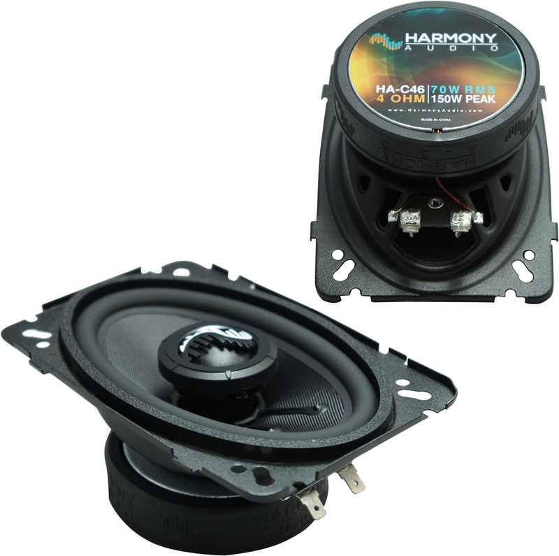 HA-C46 Car Stereo Carbon Series 4X6 150W Speakers