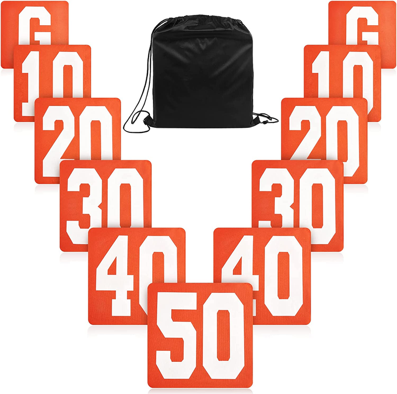 High Visibility Football Field Yard Line Markers