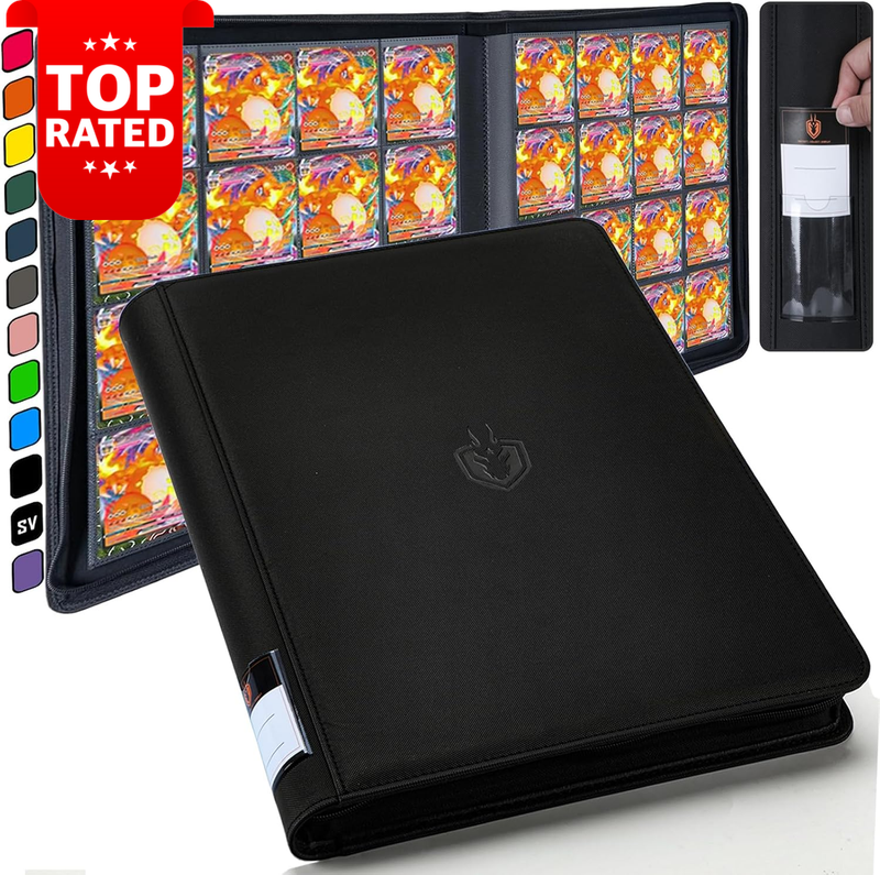 1088 Pockets Trading Card Binder Side Loading Album TCG MTG Sports Collectibles