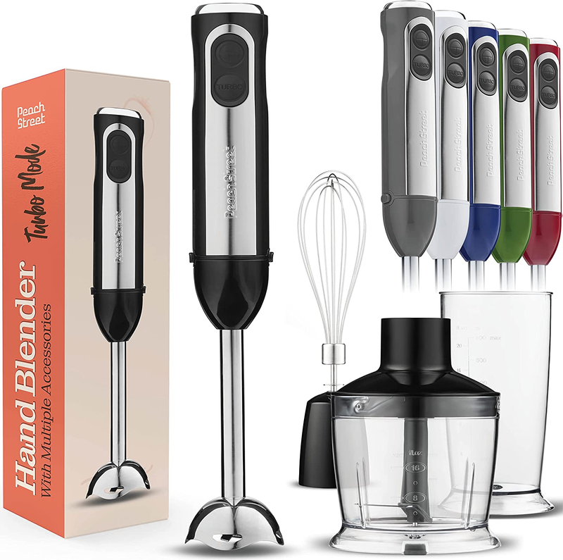 Multi-Use Immersion Blender, Hand Blender with Powerful Copper Motor 800W, High