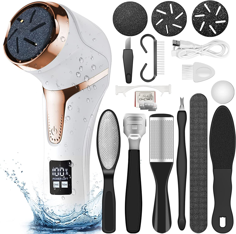 Electric Callus Remover with Vacuum Professional Pedicure Tools Kit for Feet New
