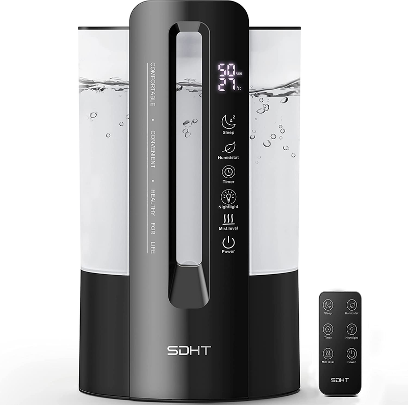 S For Bedroom,4l Humidifier For Large Room,top Fill Cool Mist Humidifi