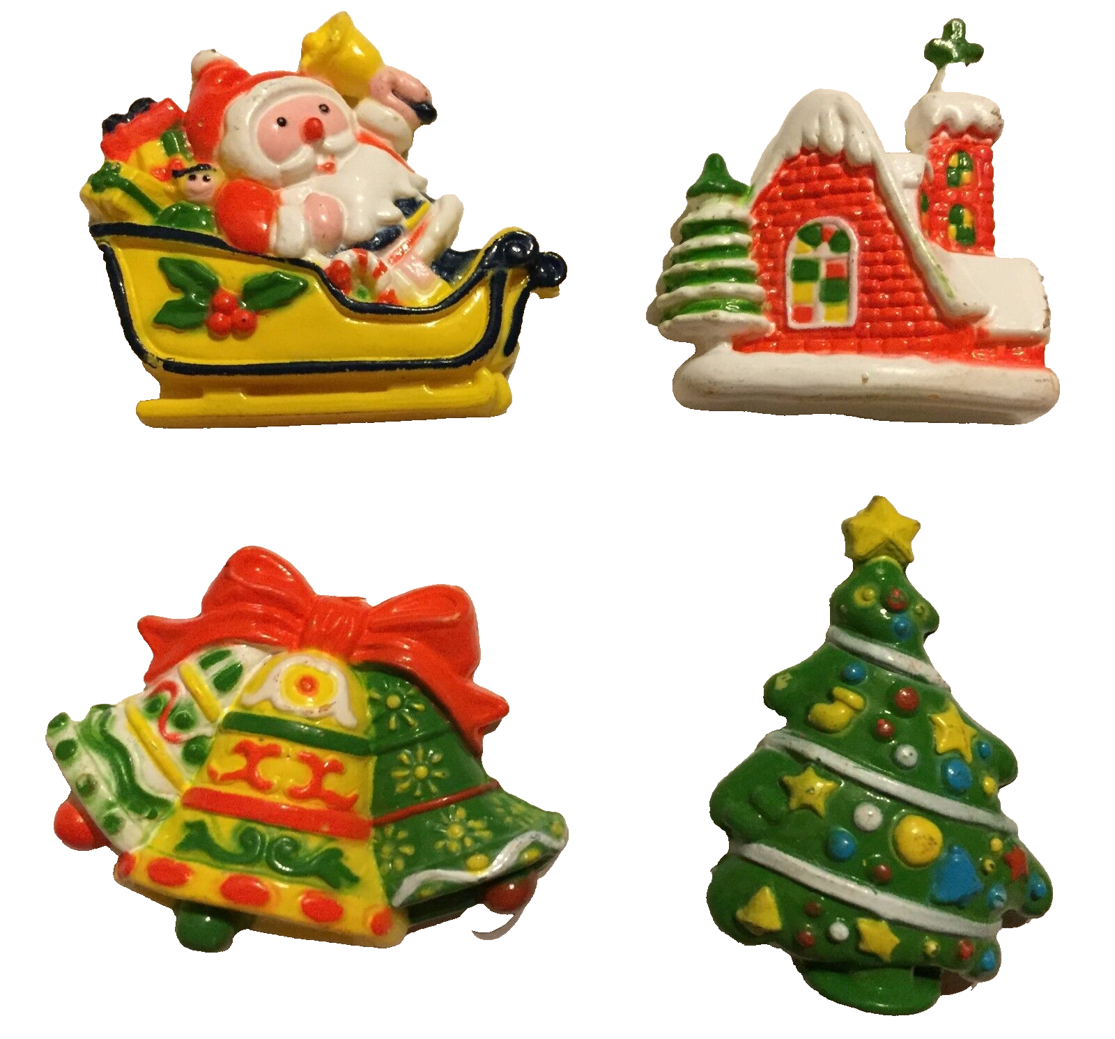 12 PIECES CHRISTMAS LOT MAGNET FOR YOUR FRIDGE // CHRISTMAS REFRIGERATOR MAGNETS