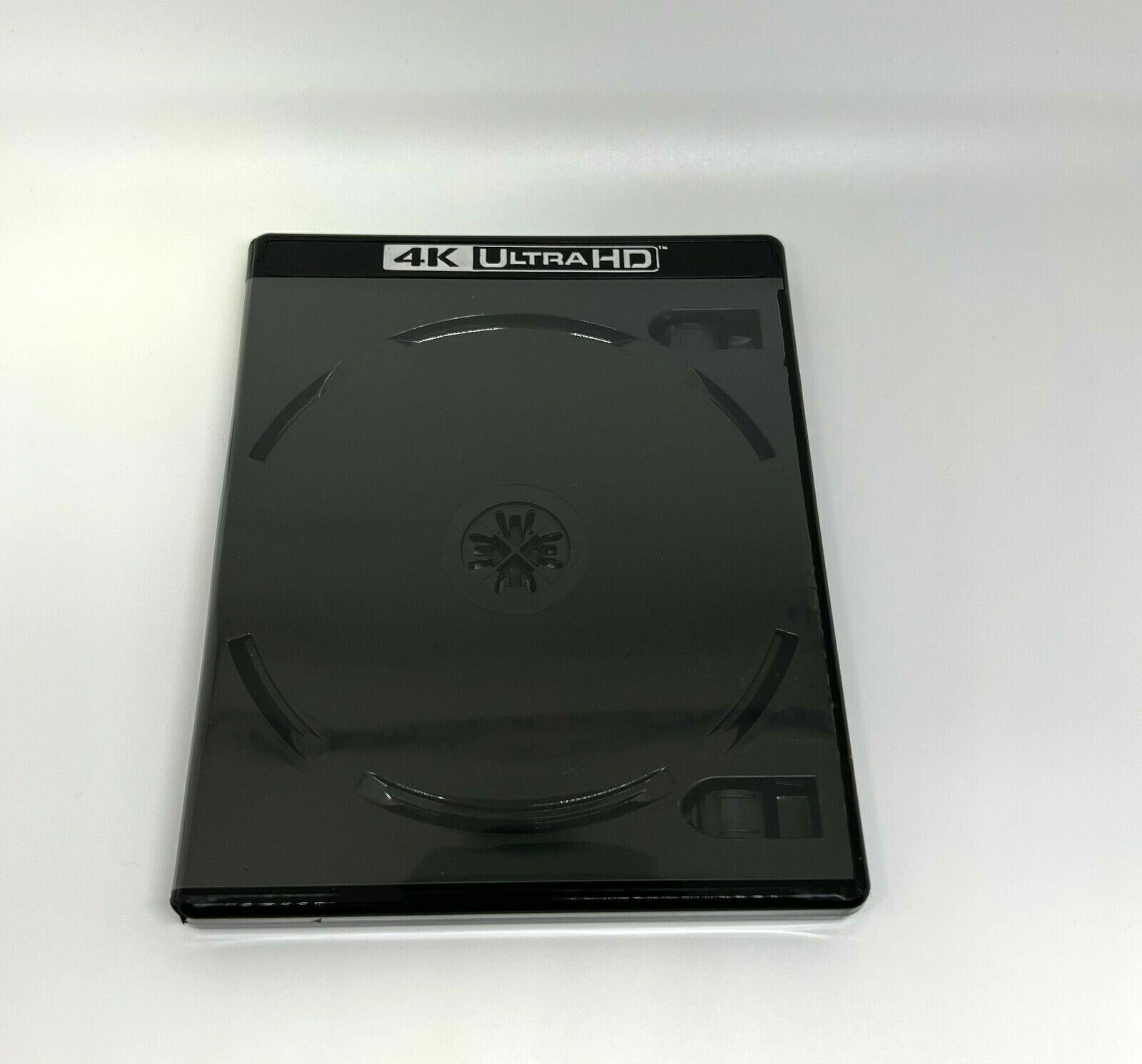 NEW ITEM! 100 NEW 4K ULTRA HD BLACK BLU-RAY DOUBLE DVD CASE W BOOKLET CLIPS,RP2B
