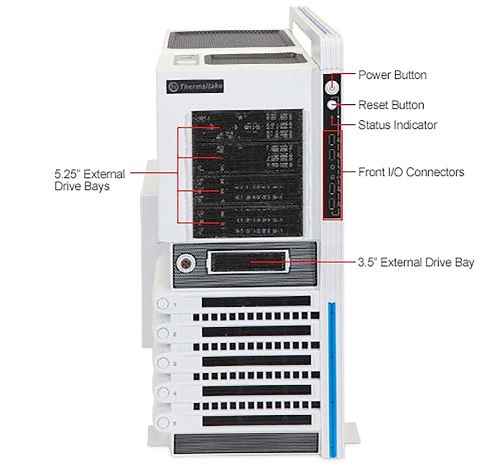 UPC 841163042687 product image for Thermaltake Level 10 Gt Snow Edition System Cabinet - Full-tower - White, Black | upcitemdb.com
