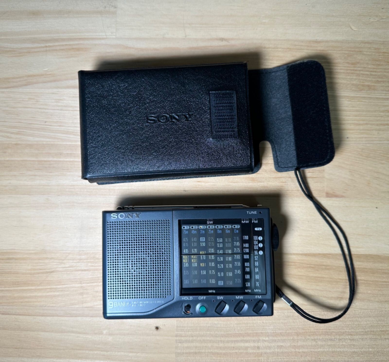 SONY ICF-SW22 FMラジオ (ブラック) cm3dmju SONY ICF-SW22 Pocket Shortwave Radio Made in Japan Case And