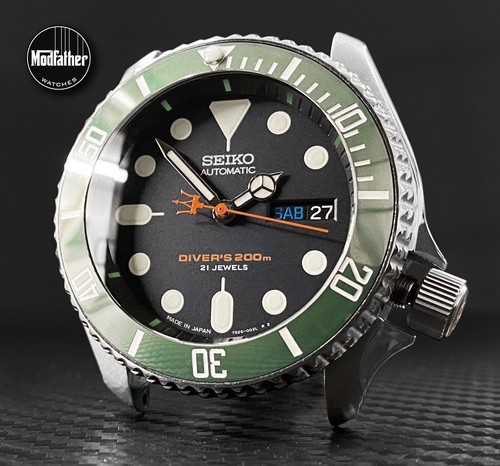 Pre-owned Seiko Skx Mod - You Customize - Watch/parts Included - 2 Yr Warranty