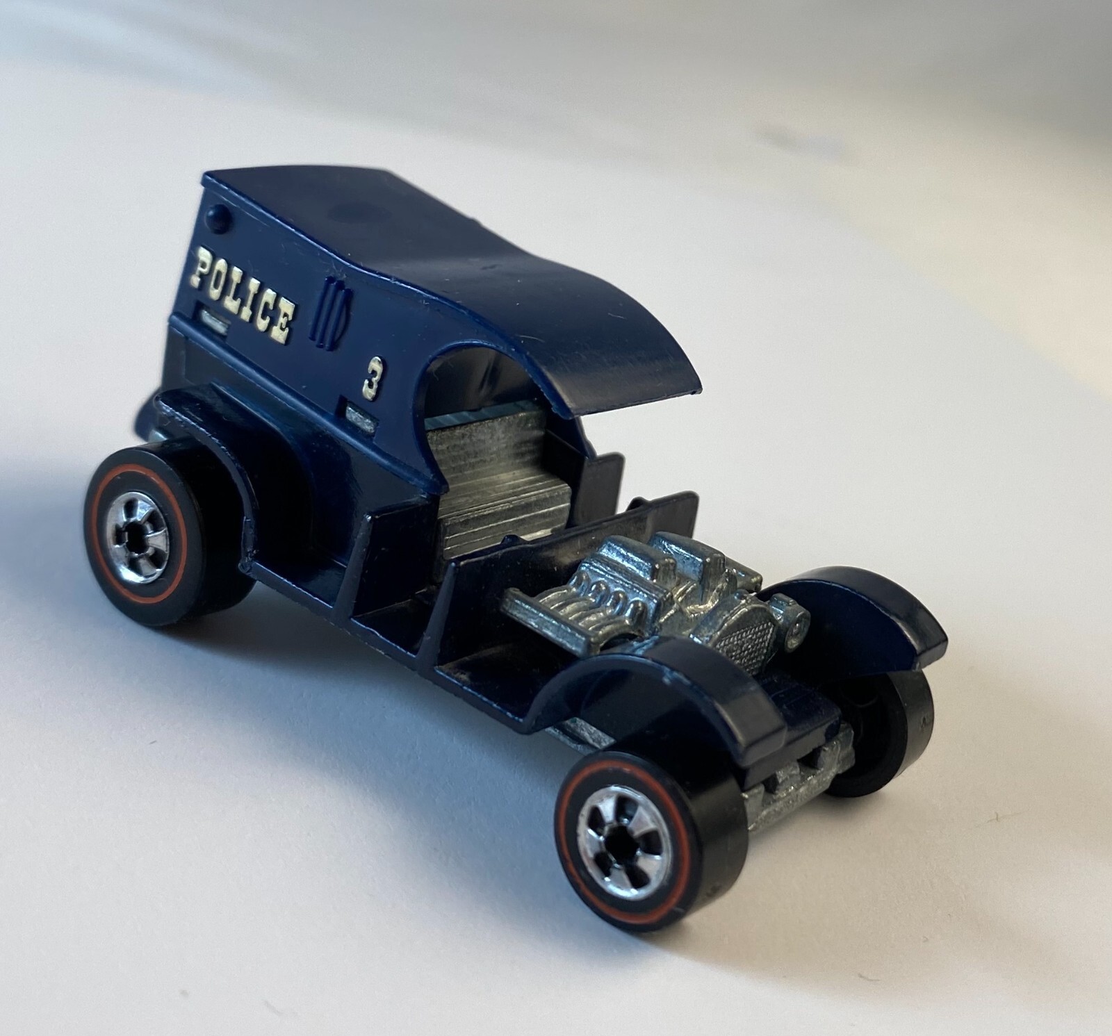 Redline Paddy Wagon 1969 Blue Enamel And Plastic Roof W/ Gold Graphic