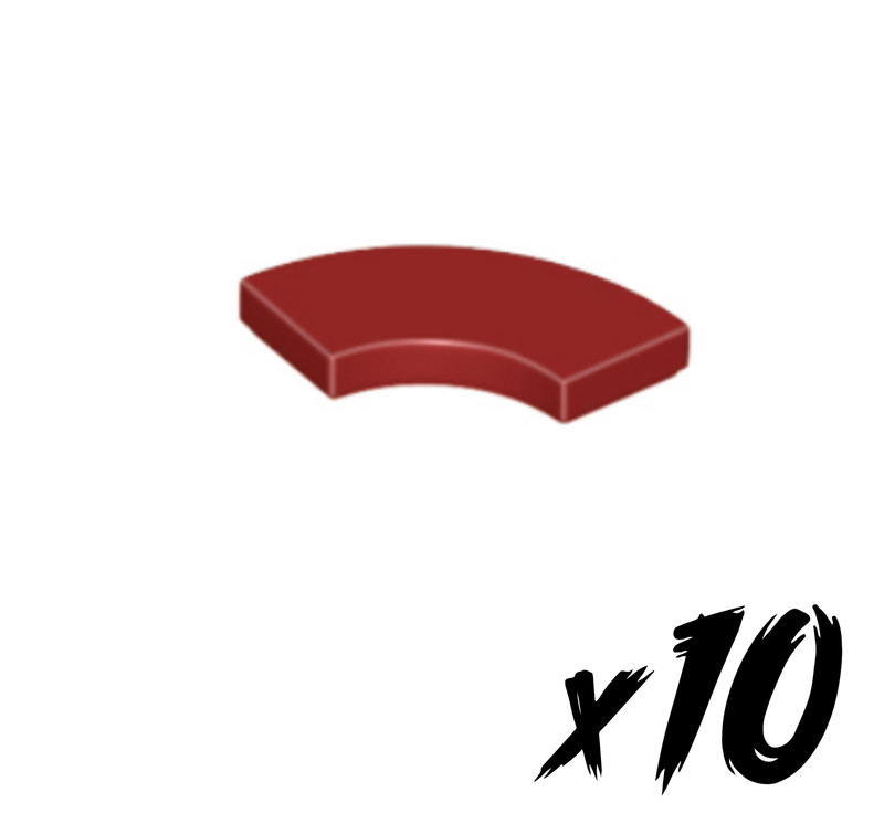 10x Lego 27925 â¢ 2x2 Fliese Rund â¢ Tile Round â¢ Dunkelrot â¢ Dark Red