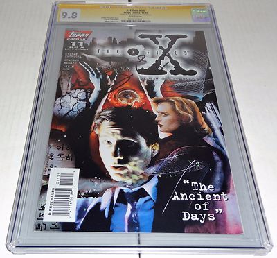 X-Files #11 CGC SS 9.8 Signature Autograph DAVID DUCHOVNY Signed Topps Comics 🔥