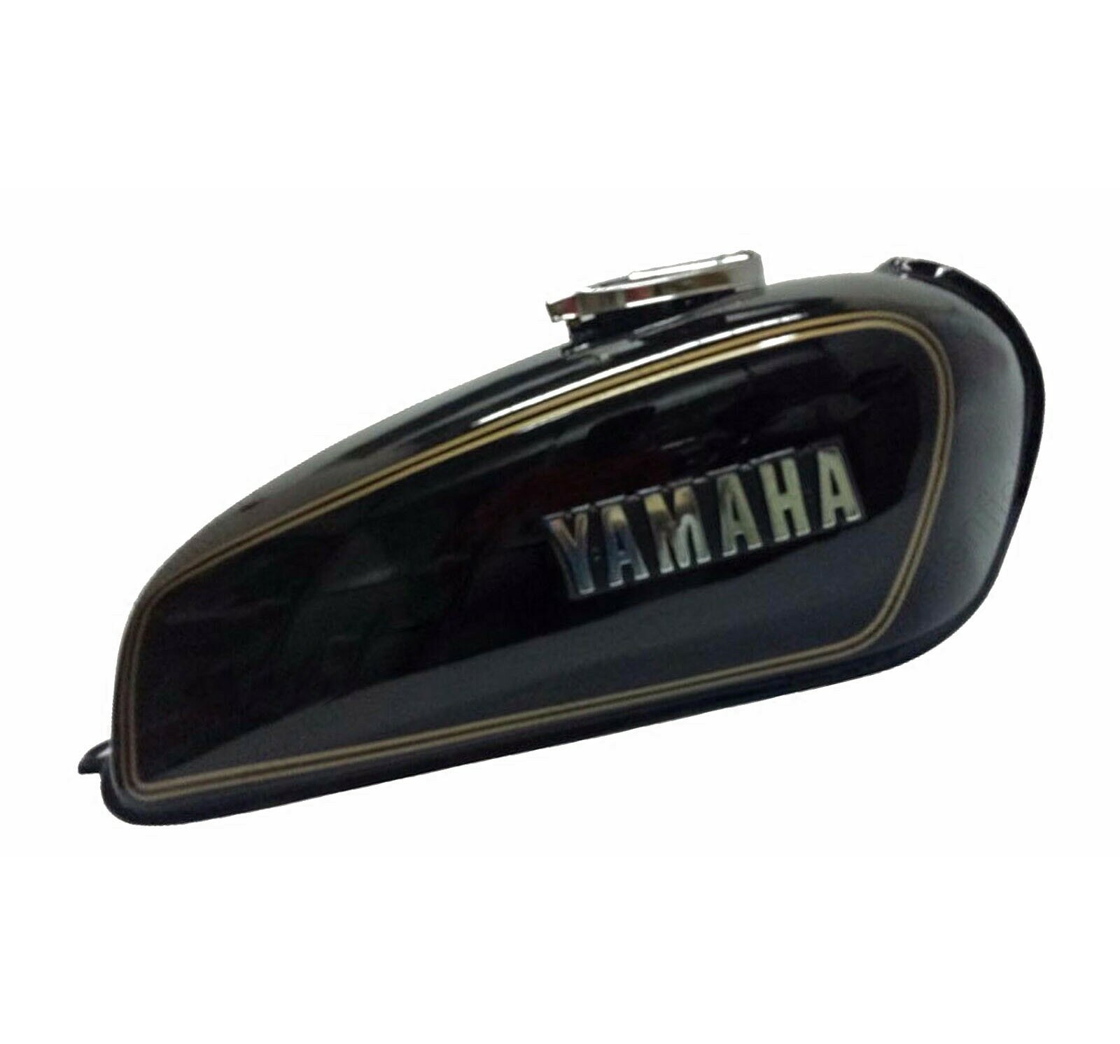 New Petrol Gas Fuel Tank With Chrome Lid Cap & Tap YAMAHA RX100 RX125 