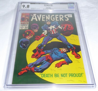 Avengers #56 CGC 9.8 Twin Cities Pedigree Captain America Buck Barnes B. Zemo 💎