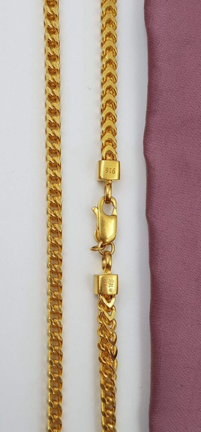 アクセサリー Gold NecklaceSP-Small FIFTHGENERALSTORE 14k Yellow Gold 5mm Round Box Chain Necklace 22 Inches