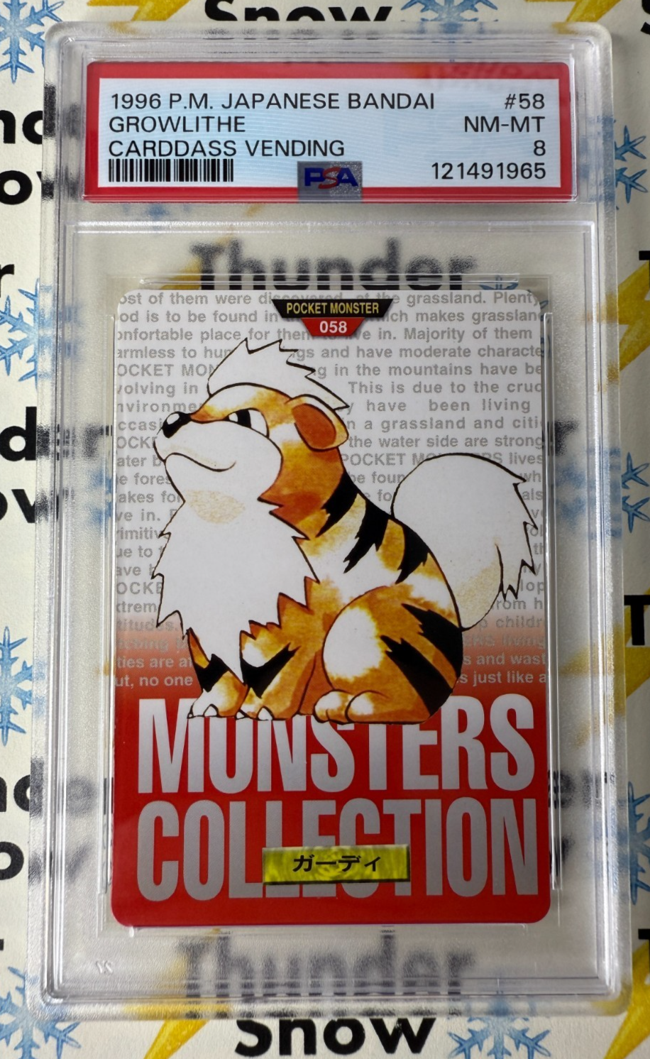 Growlithe PSA 8