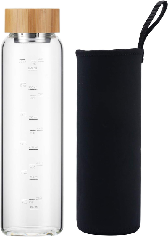 32 Oz Wide Mouth With Sleeve Bamboo Lid 1 Litre Motivational
