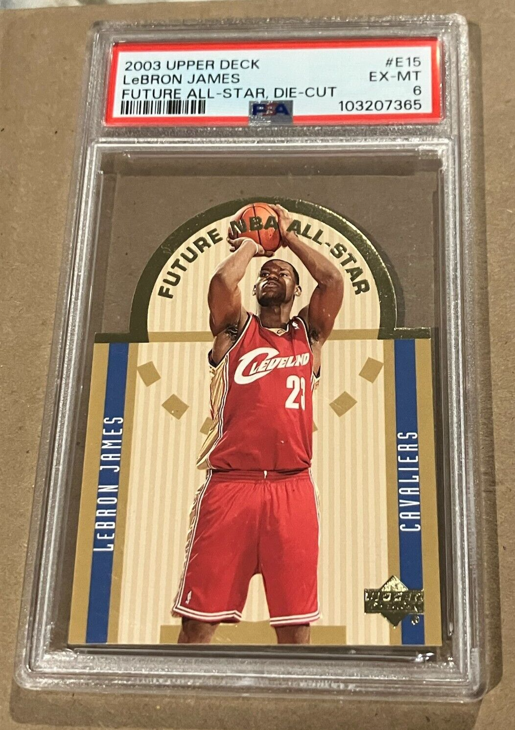 その他 2003 lebron james UD Future All-STAR RC 2003 04 Upper Deck Future All Star LEBRON JAMES Rookie Die