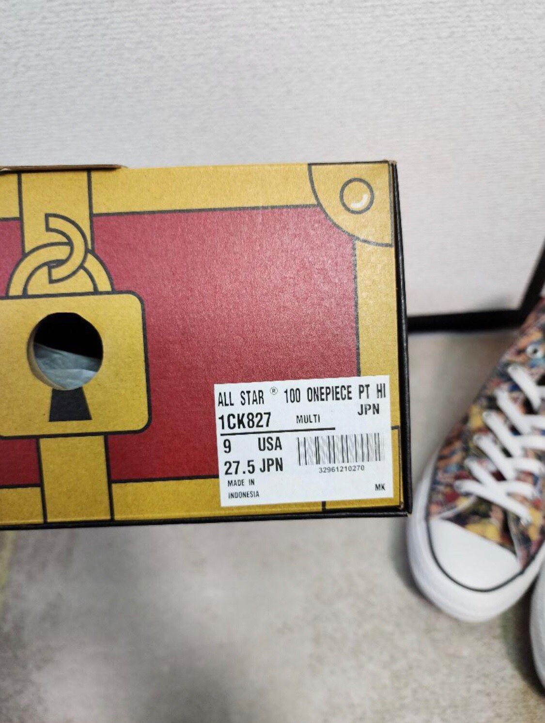 Pre-owned Converse Rare Men's9 One Piece×  Collaboration Shoes Sneaker Luffy Chopper In Multicolor