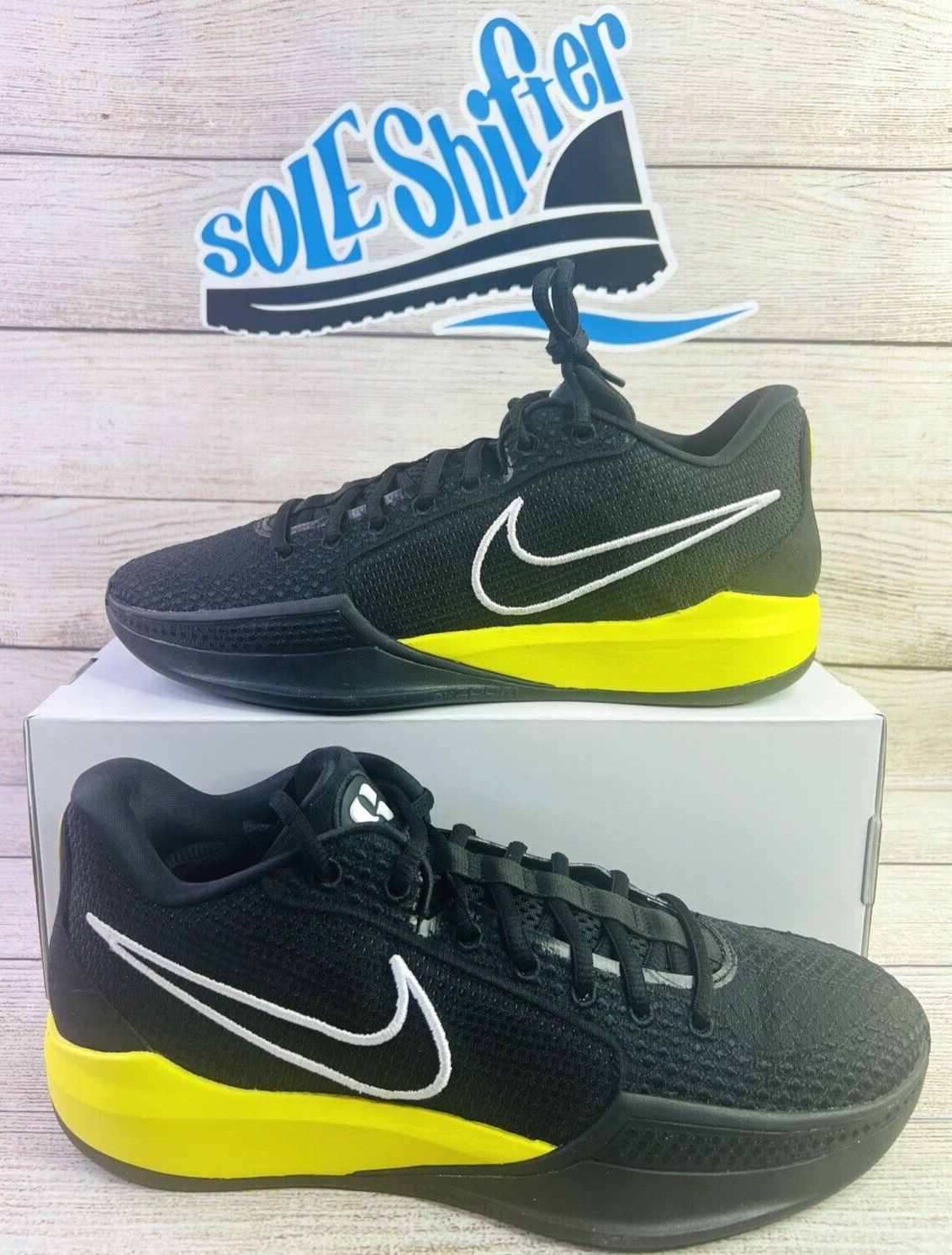 本日17:00まで値下げ!! NIKE Sabrina1 By You NIKE SABRINA 1 *BY YOU ID* BLACK/YELLOW FJ4036-900 SIZE 8.5