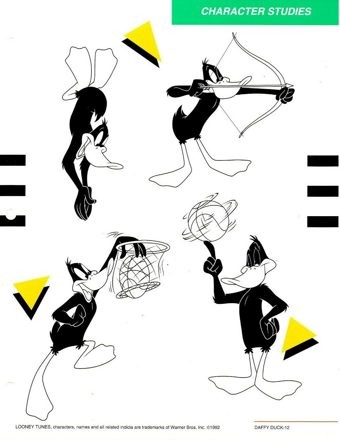 daffy SPACE JAM 2 - DAFFY DUCK - LIFE SIZE STANDUP/CUTOUT - BRAND