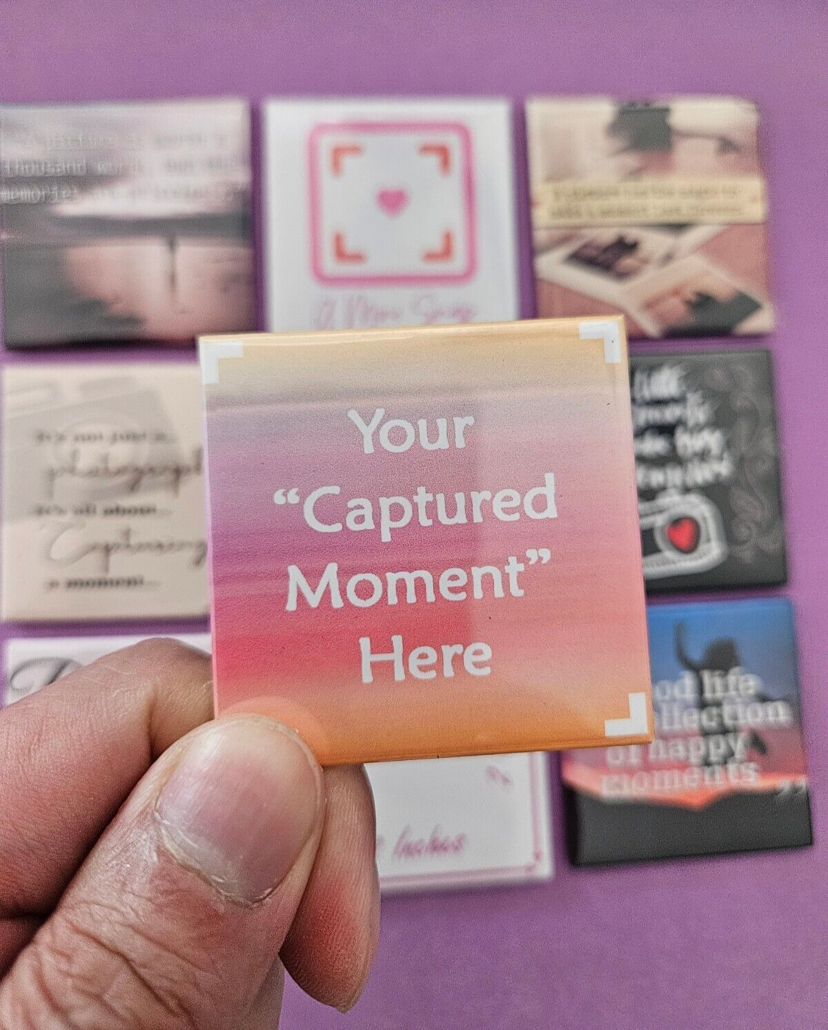 Personalized Custom Picture Refrigerator Fridge Magnet Magnets 2x2in 2 inch 2"