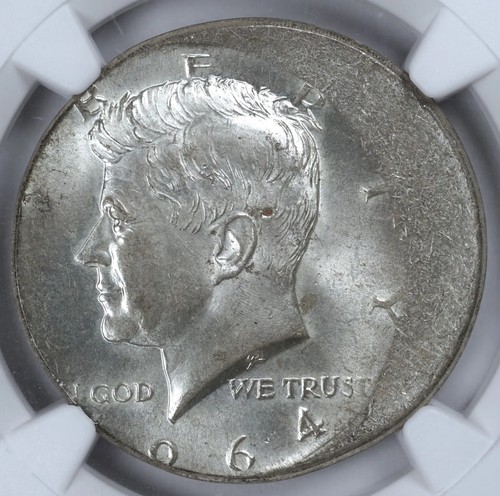 pn448 エラー銀貨 1964年D. アメリカ合衆国 ５種セット 50Cエラー pn448 エラー銀貨 1964年D. アメリカ合衆国 5種セット 50C