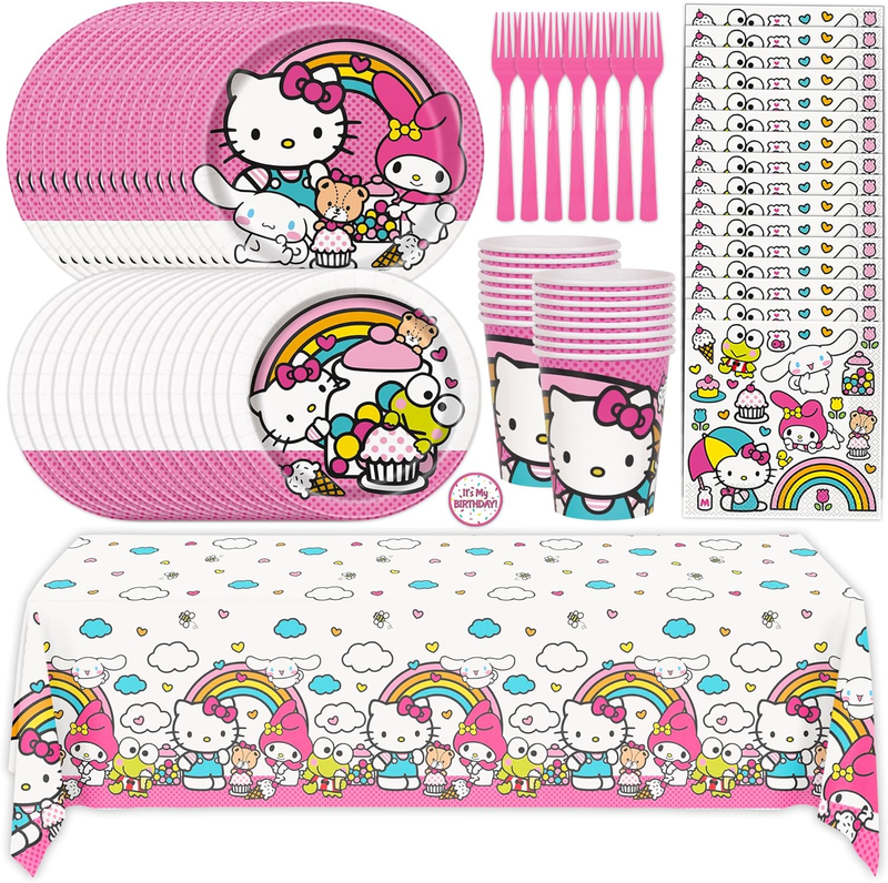 Hello Kitty Birthday Decorations Party Supplies Hello Kitty Plates Napkins