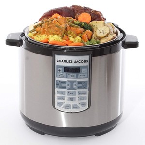 Reviews Charles Jacobs Cj0047 Multi Function 7in1 Electric Pressure Cooker Stainless Steel Pot 8 Litre Ebay