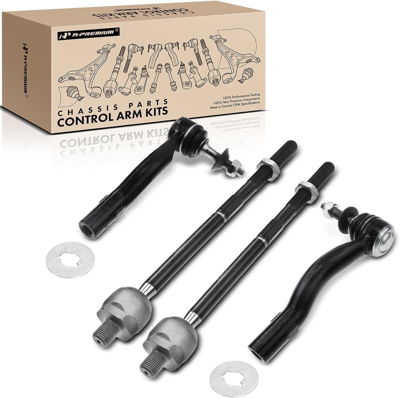Front Inner Outer Tie Rod End Kit for Ford Lincoln Mercury 2003-2011