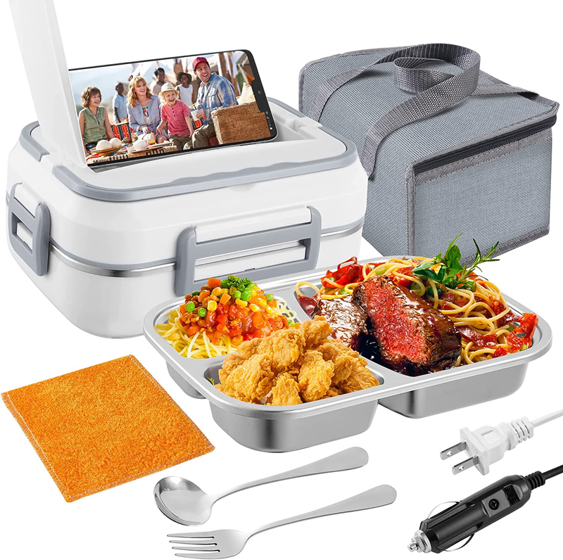 Food Warmer For Office、car Truck Hot Meals Boxes Heater. 6